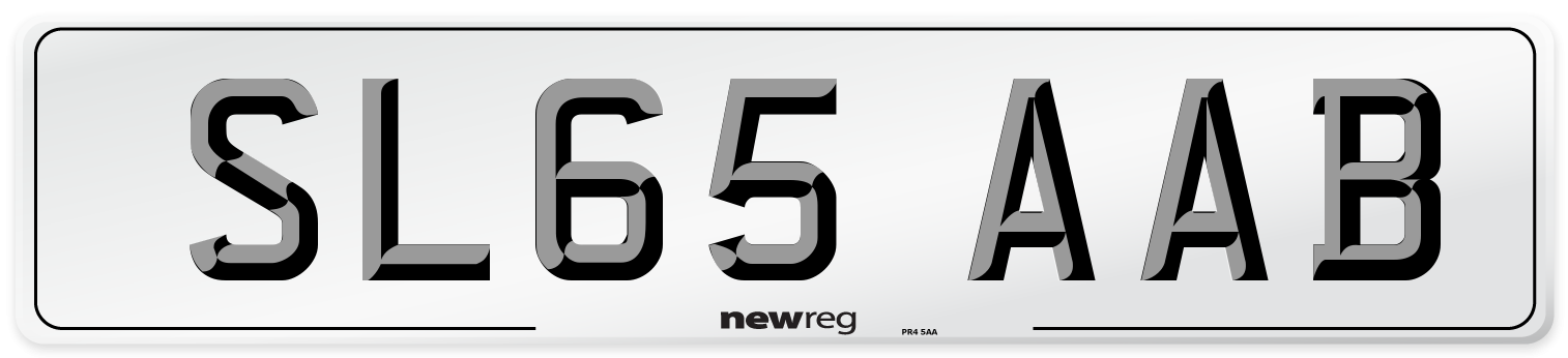 SL65 AAB Number Plate from New Reg